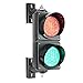 Produktbild PrimeMatik - Ampel für Innen- und Außenbereich IP65 schwarz 2 x 100mm 220V mit grün und rot LED leuchtet