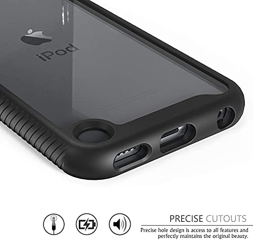 Cyberowl SLMY Armor Shockproof Case With Build In Screen Protector Heavy Duty Shock Resistant Hybrid Rugged Cover For Apple Ipod Touch 5/6/7Th Generation  thumb #3