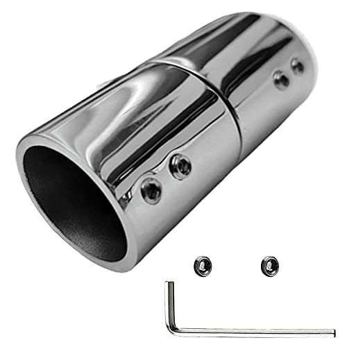 RedSnake Stainless Steel Marine Grade Boat Railing Pipe Connector Folding Swivel Coupling Tube Pipe Connector Boat Hardware Fitting (for (32mm) 1-1/4inch O.D Tube)