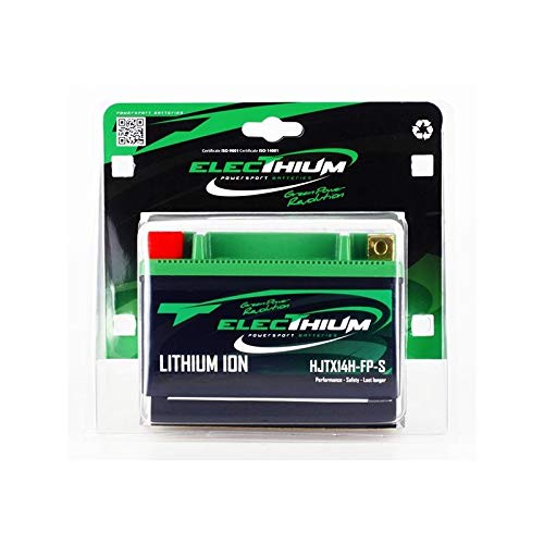 Electhium - Batería de litio HJTX14H-FP-S (YTX14-BS) para Gilera Nexus 250 2007-2007