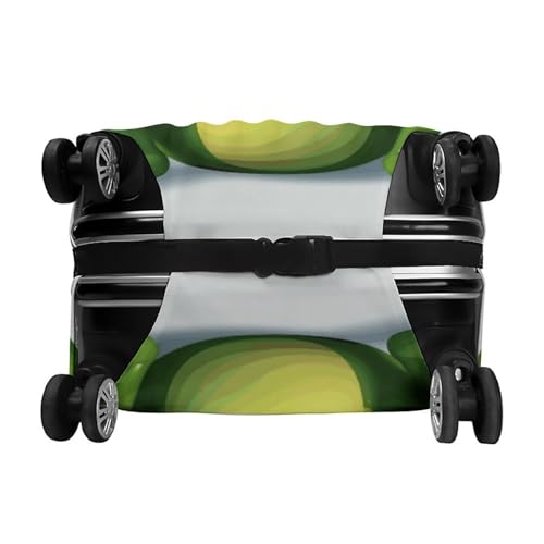 Green Frog Luggage Cover, Washable Elastic Suitcase Cover Protector Fit 18-32 Inch Luggage 6