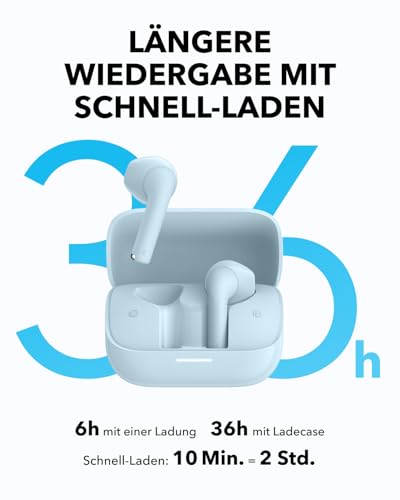 soundcore by Anker K20i, Semi-In-Ear Earbuds, Bluetooth Wireless, IPX5 – Ansicht 2