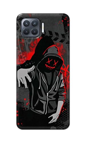 Image of Printed Hard Back Cover for Oppo A93 4G Back Cover (Hoodie Rapper) -190724(EA)