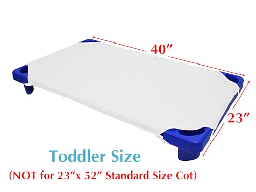 Image of American Baby Company 2 Pack Toddler Cot Sheet 23 inch x 40 inch - Soft & Breathable Microfiber Cot Sheet for Daycare and Preschool, Snow White