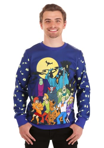Sweat Scooby-Doo phosphorescent Halloween taille 3X pour adulte