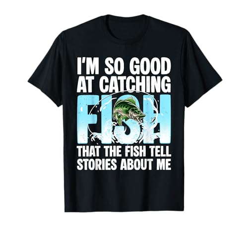 Funny Fishing Design for Men Women Fisherman Fishing Lover T-Shirt