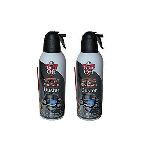 Falcon Dust-off Professional Electronics Compressed Gas 12oz. - 2 Pack