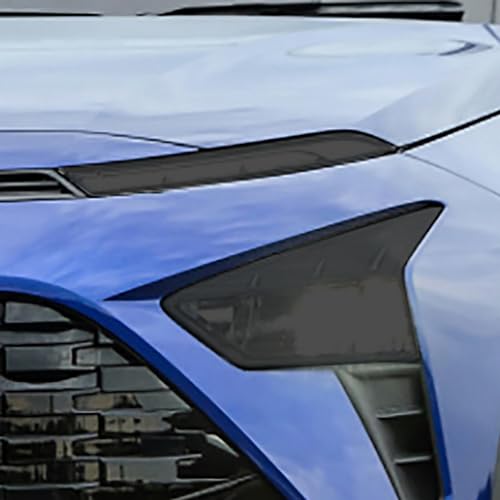 JCAKES Car Accessories Headlight Protective Film Headlamp Restoration Transparent Black