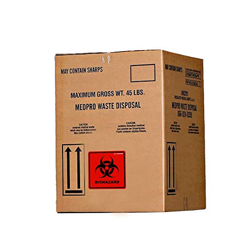 Image of Biohazard Stickers- 5.5 inch x 5.5 inch Biohazard Labels (Pack of 10) - UV Coated Label- Biohazard Warning Sign for Labs, Hospitals and Industrial Use Universal Biohazard Symbol by Ignixia (10)