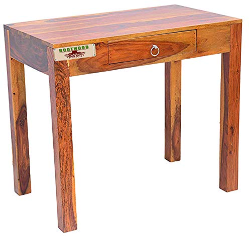 Image of Sheesham Wooden Writing Study Table for Students /Computer Table for Home