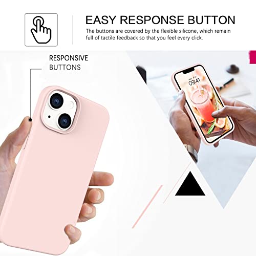 Coque iPhone 14 antichoc en gel silicone doublure microfibre - 6