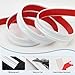 Taaizau Peel and Stick Wall Molding Trim, Flexible Strip for Mirror Frame, Chair Rail Moulding, Wall Protection and Home DIY Decoration (118'' x 1.1'')