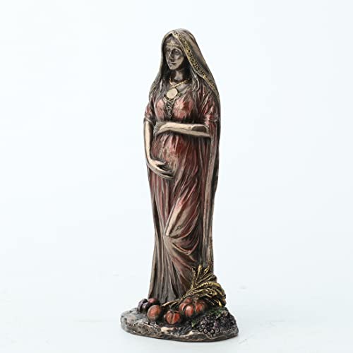 Figura de Diosa Madre en Resina con Acabado Bronce miniatura 2