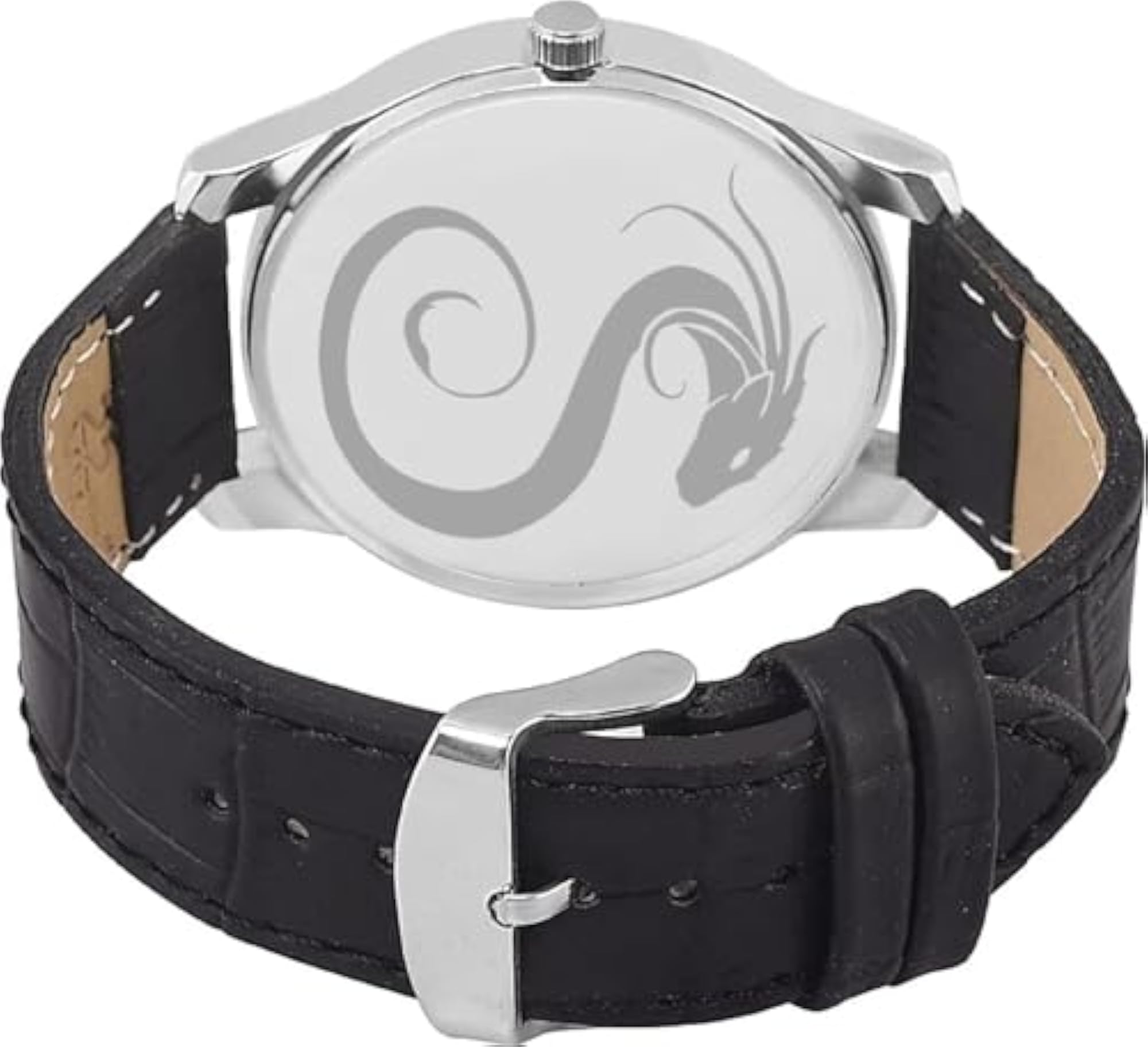 Boys Stylish Minimal Design Analog Watch, Black