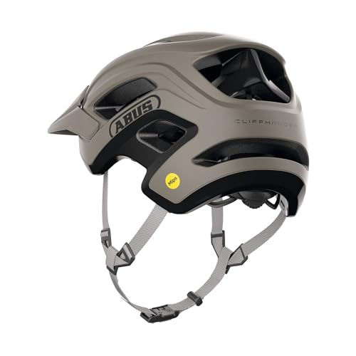 Casco MIPS ABUS Cliffhanger Gris L de Ciclismo con Grandes Orificios de Ventilación 4