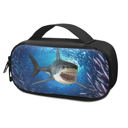 Suhoaziia Sac de transport pour insuline pour diabétique - Stylo à insuline - Bande de test de glycémie, Sea Shark., Compacte