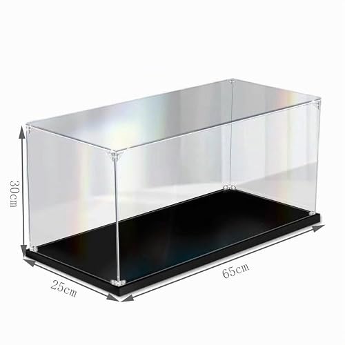 ELZEM Vitrine en Acrylique pour 42128 Série de Machines pour Remorques à Usage Intensif Boîte de Présentation Transparente Antipoussière 65 X 25 X 30cm 2MM – vue 2