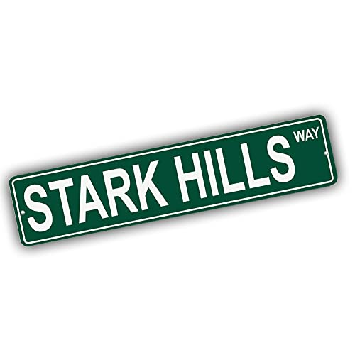 Brotherhood Aluminum Street Sign for Stark Hills - New York Man Cave Decor