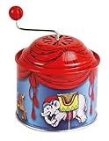 Spieldose mit kindgerechtem Karussell Motiv mit verschiedenen Tieren. Für Jungen und Mädchen gibt es viel zu entdecken und die Großen können bestimmt tolle Geschichten dazu erzählen