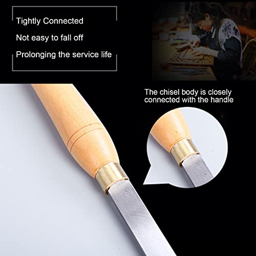 Herramienta profesional para torno de madera con mango ergonómico miniatura 6