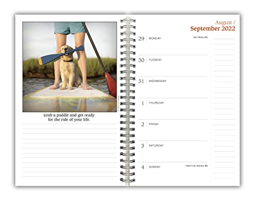 Dogma 2023 Weekly & Monthly Planner — A Dog's Guide To Life, 16-Month Engagement Calendar: September 2022 - December 2023, 6" X 9" #TOP1