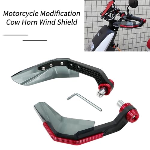 Protecteur guidon moto étanche déviateur d'air pour motocross et vélo