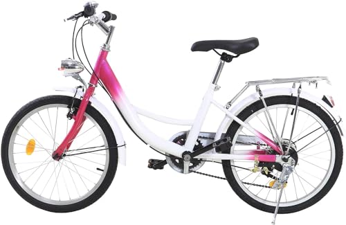 AOAPUMM 20 Zoll Kinderfahrrad Jugendfahrrad 6 Gang Fahrrad Kinder Mädchen...