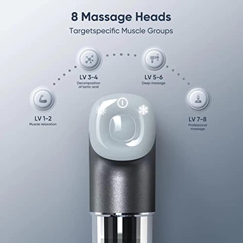 Aerlang Massage Gun,Mini Muscle Massage Gun With Heated And Cooled Massage Head,Deep Tissue Massager Percussion Massager-A Gift For The Loved Ones #TOP5