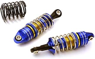 Integy RC Model C28928BLUE Billet Machined Shock Set (2) for 1/10 Scale Off-Road R/C (L=60mm)