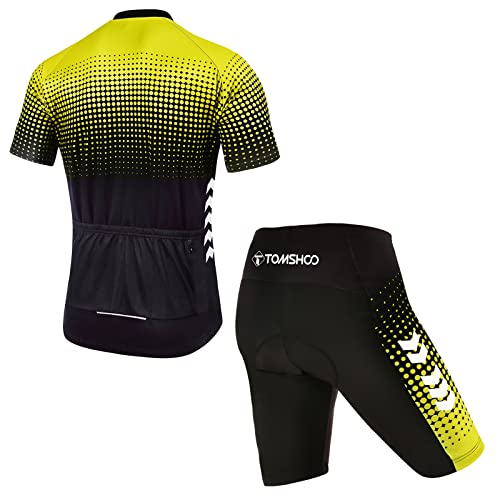 roupas de ciclismo,mewmewcat Conjunto de ciclismo de ciclismo de terno curto de verão masculino com