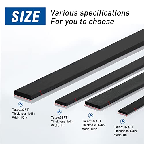 Weather Stripping Door Seal Strip, Ablink Foam Weather Stripping For Door & Window, Door Insulation Weather Strip, Strong Self Adhesive Door Seal Strip (16Ft*1/2In*1/4In) #TOP5