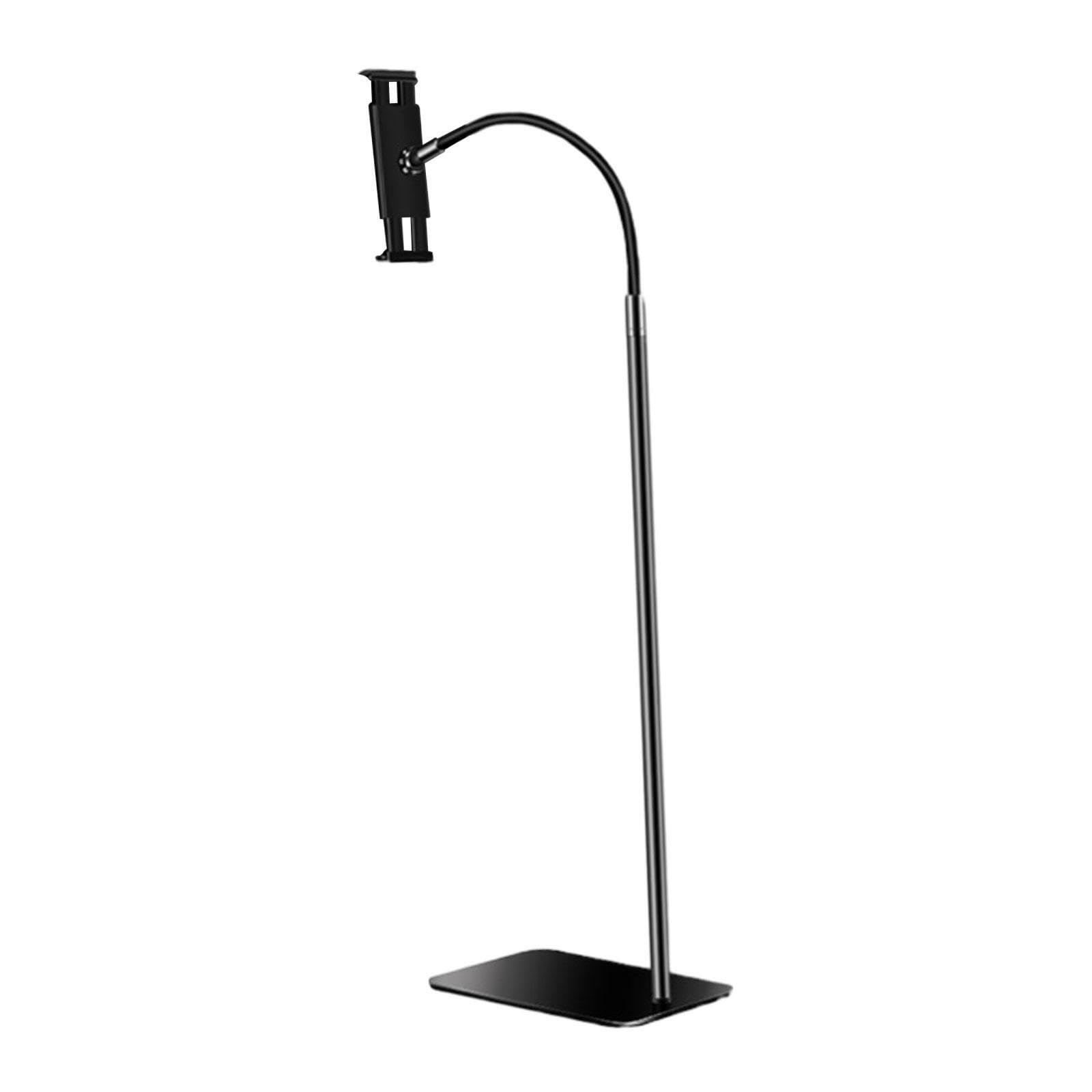 Soporte de Suelo para teléfono con Altura Ajustable y Base Estable giratoria para grabación de vídeo con tecnología Brazo Largo Flexible con rotación 360 Grados, 120 centímetros
