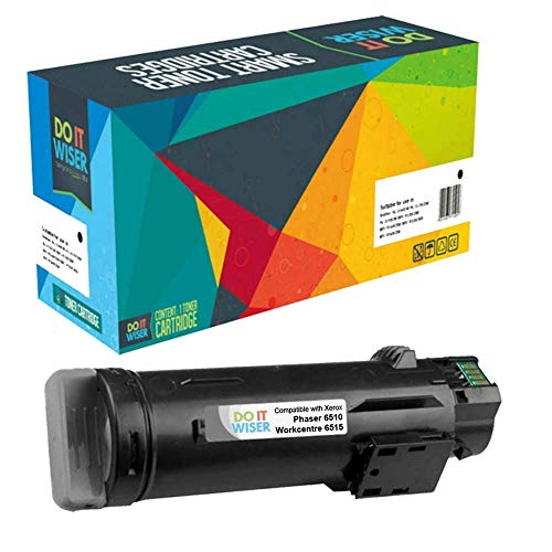 Do It Wiser Compatible Toner Cartridge Replacement For Xerox Phaser 6510 6510Dn, Xerox Workcentre 6515 6515Dn Printers - 106R03480 106R03477 106R03478 106R03479 High Yield (4 Pack) #TOP6