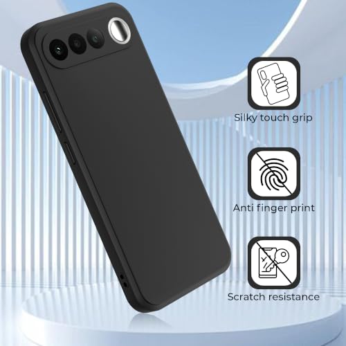 Image of A rtistque Back Cover Case for Realme 16 5G with Camera Protection | Shockproof TPU|Stylish Protective Design|Slim Fit|Ultra Matte| Back Cover - Black