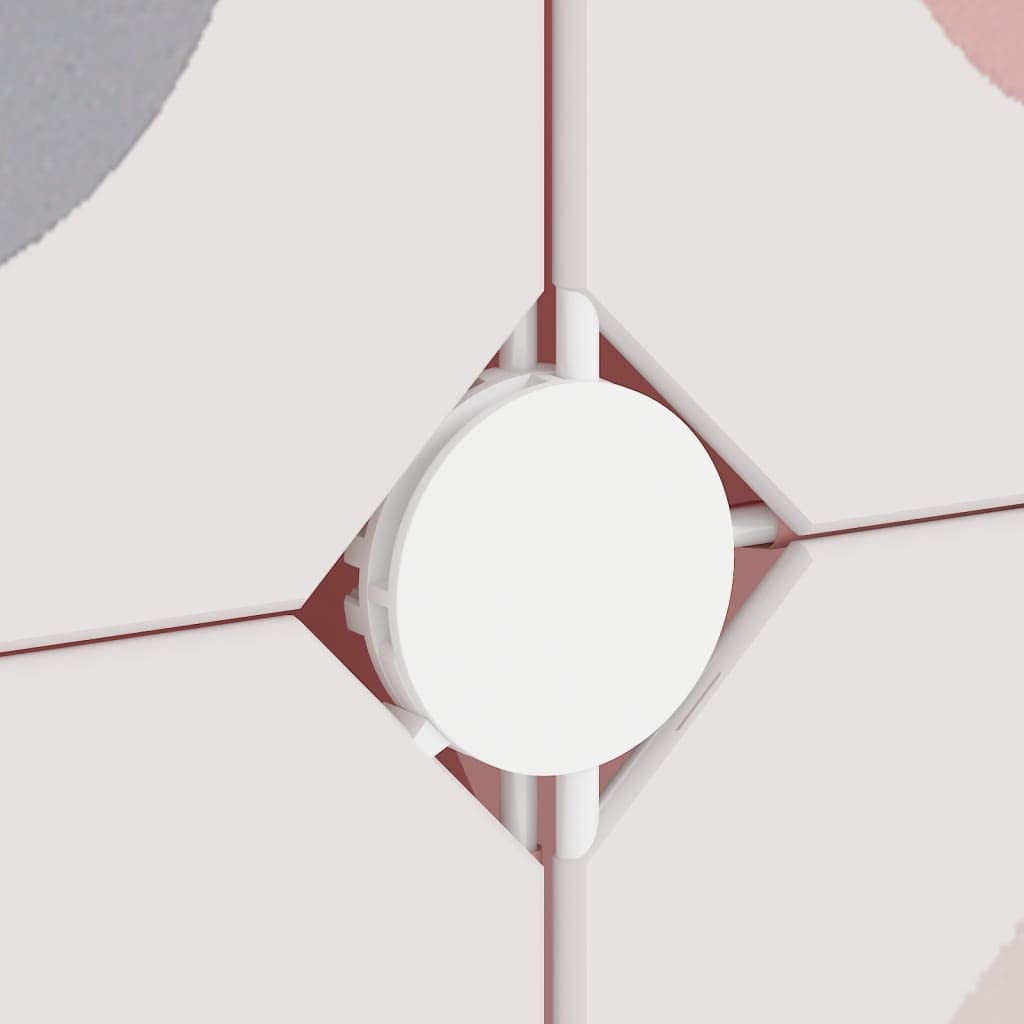 vidaXL Scaffale Portaoggetti per Bambini con 6 Cubi Rosa in PP