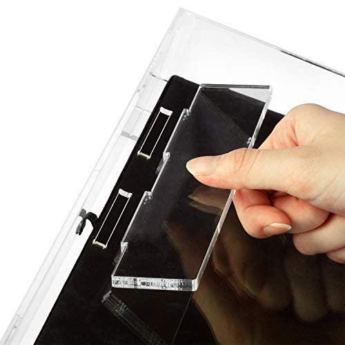 image for MOOCA Acrylic Rectangular Marketing Holder Locking Security Showcase S