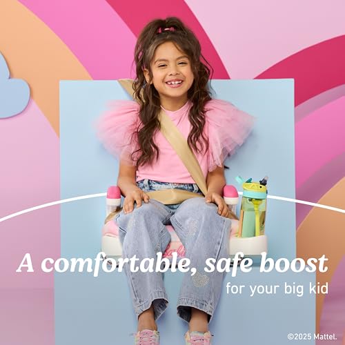Image of Graco TurboBooster 2.0 Backless Booster Car Seat, Barbie, Travel Booster Seat for Children Ages 4-10, Weight 40-100 Pounds and Height up to 57 Inches