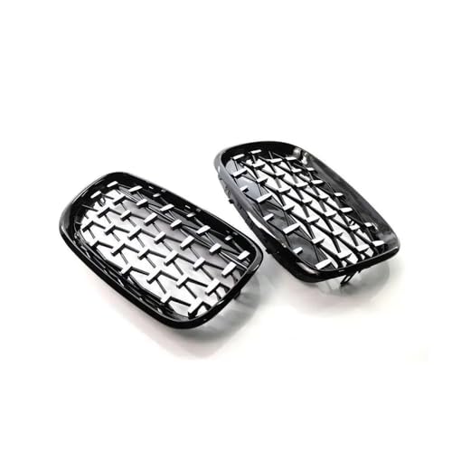 Parrilla delantera negra para X5 E70 y X6 E71 modelos de 2007 a 2013 compatible con 51137157687 5