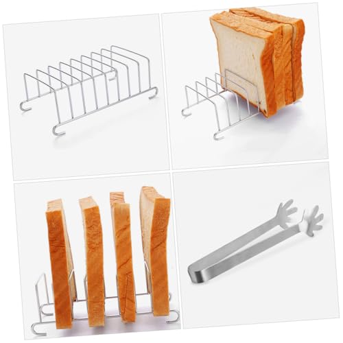 YARNOW Grille À Pain Pour Friteuse À Air Support Pain De Mie Air Fryer Avec Pince Alimentaire Accessoire Réutilisable Et Portable Pour Friteuse À Et Grille- Pour Usage Domestique – vue 8