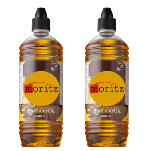 2 x 1000 ml Moritz Bio Lampenöl Citronella Biologisches Lampenöl 2 x 1000 ml Moritz Bio Lampenöl Citronella Biologisches Lampenöl