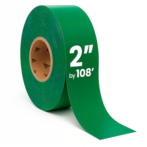 Image of DuraMark EC700 Floor Marking Tape for Concrete and Pavement | Industrial Marking Tape for Warehouses | Long-Lasting | High Durability,Green, 2 Inches by 108 Feet