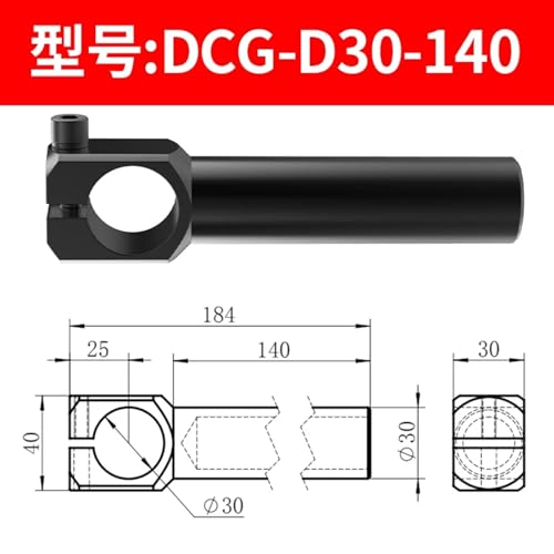 Conector neumático de montaje DCG-D30-140 para aire comprimido 3