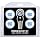 Team Golf NCAA Regulation Size Golf Balls (4 Count) & Divot Tool with Removable Double-Sided Magnetic Marker