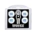 Team Golf NCAA North Carolina Tar Heels Regulation Size Golf Balls (4 Count) & Divot Tool with Removable Double-Sided Magnetic Marker