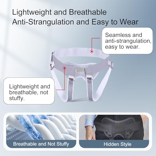 Faja para Hernia Inguinal para Hombre con Almohadillas Ajustables miniatura 3