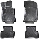 [EINFACHE REINIGUNG UND INSTALATION]: Die strukturierte, rutschfeste Oberfläche lässt sich leicht saugen oder mit Wasser abspritzen. Es ist sehr einfach zu verlegen. Da es aus sehr weichem und natürlichem TPE material hergestellt wird, muss es bis zu 48 Stunden im Auto liegen damit es die Form des Autobodens annimmt.