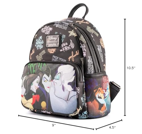Loungefly Disney Villains Club Mini Backpack 7