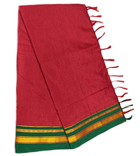 Image of Ambica ILKAL SAREE Women's Handloom Cotton Silk Saree (SUVIDH)