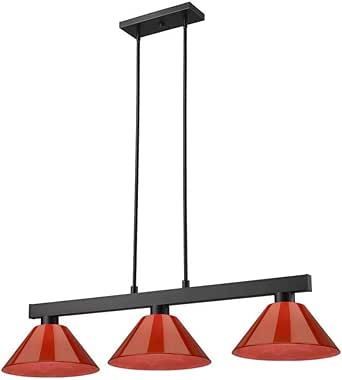 Z-Lite 152MB-PRD Cobalt Pendant, 3-Light 300 Total Watts, Matte Black