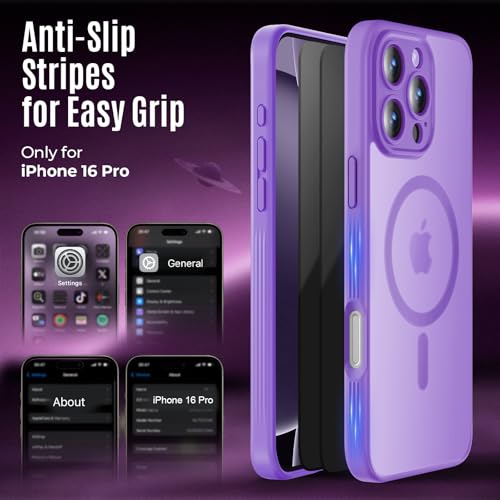 Image of Symcele Designed for iPhone 16 Pro Case, Light Purple